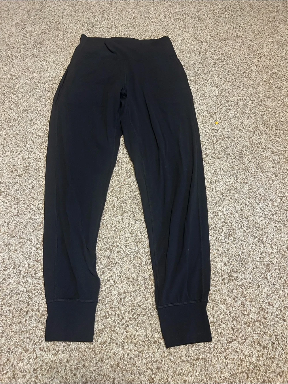 Lululemon Black Joggers | Size 6 | 29.5” Inseam | Sleek Waistband